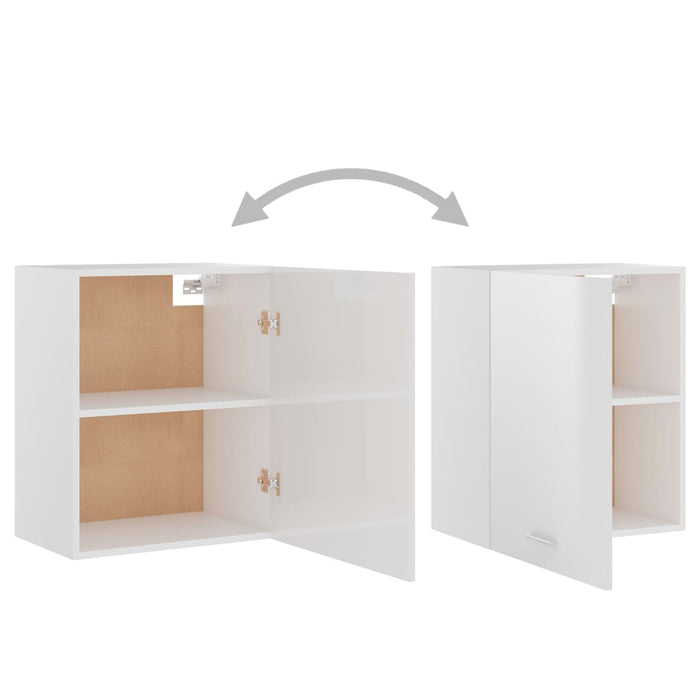 Dulap suspendat “Lyon” alb extralucios 50 x 31 x 60 cm WALTI