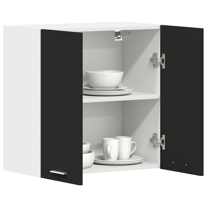 Dulap suspendat “Lyon”, negru, 60 x 31 x 60 cm, lemn prelucrat WALTI