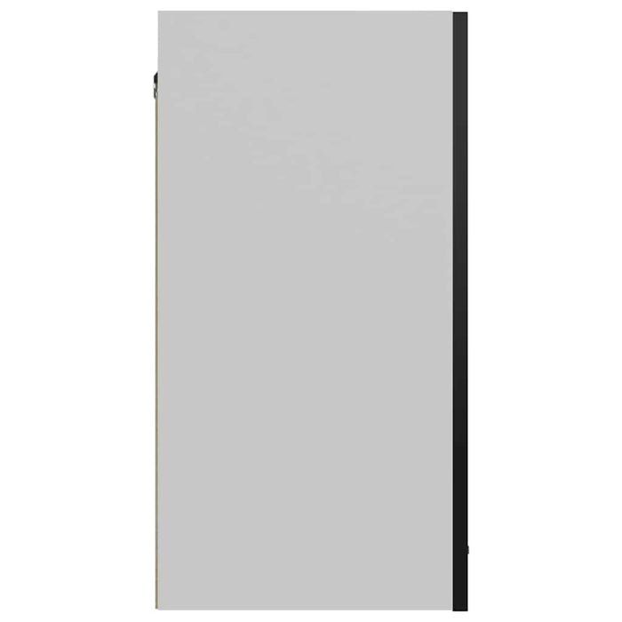 Dulap suspendat “Lyon”, negru extralucios, 60x31x60 cm WALTI