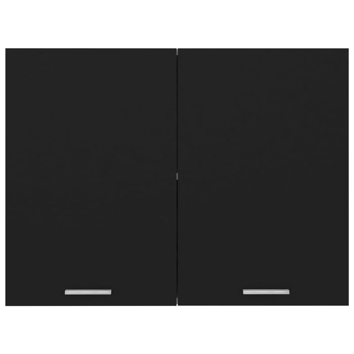 Dulap suspendat “Lyon”, negru, 80 x 31 x 60 cm, lemn prelucrat WALTI