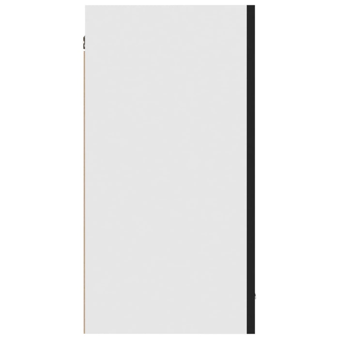 Dulap suspendat “Lyon”, negru, 80 x 31 x 60 cm, lemn prelucrat WALTI