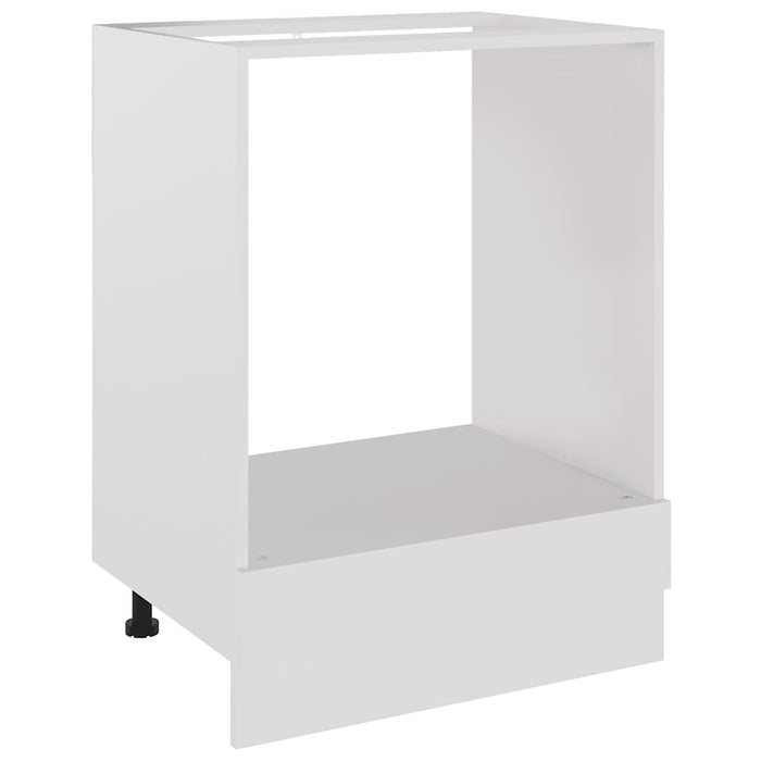 Dulap pentru cuptor "Riga", alb, 60x46x81,5 cm, lemn prelucrat WALTI