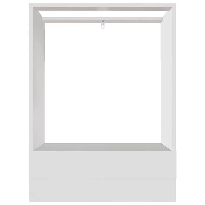 Dulap pentru cuptor "Riga", alb, 60x46x81,5 cm, lemn prelucrat WALTI