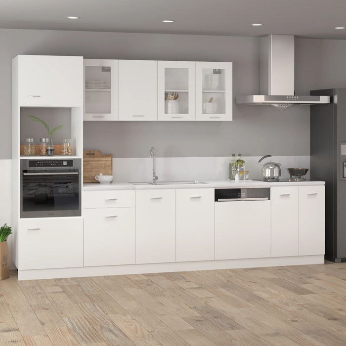 Dulap cuptor microunde “Lyon”, alb, 60 x 57 x 207 cm WALTI