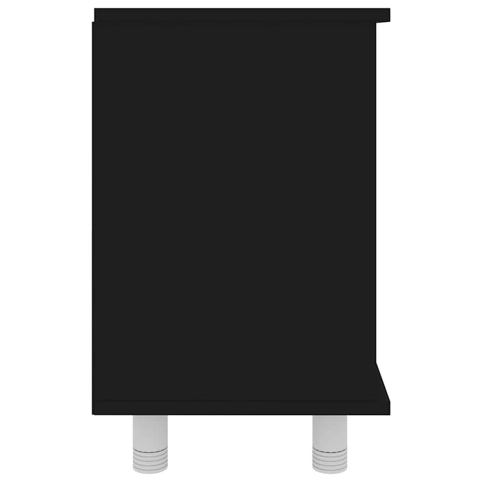 Dulap de baie, negru, 60 x 32 x 53,5 cm, lemn prelucrat WALTI