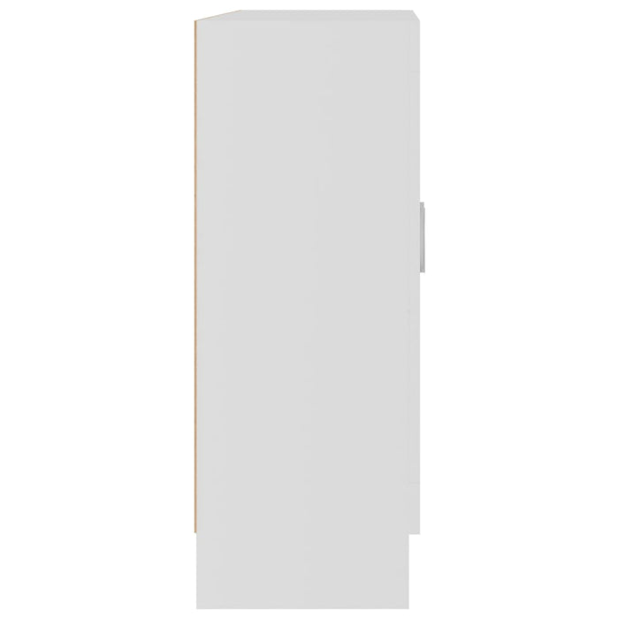 Bibliotecă, alb, 82,5x30,5x80 cm, lemn prelucrat WALTI