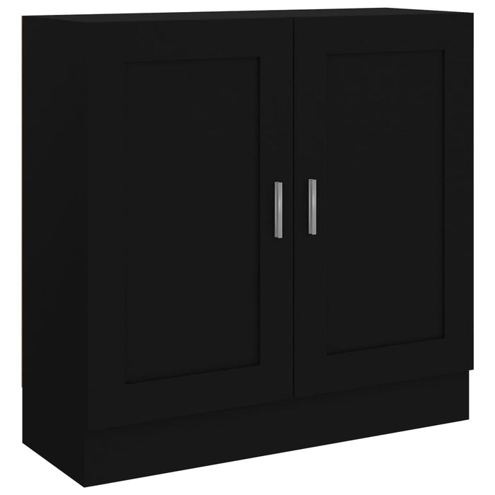 Bibliotecă, negru, 82,5x30,5x80 cm, lemn prelucrat WALTI