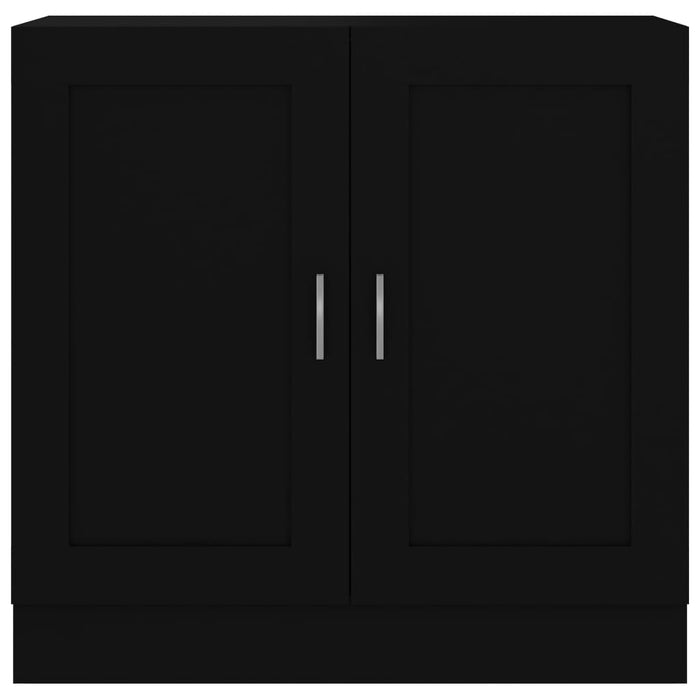 Bibliotecă, negru, 82,5x30,5x80 cm, lemn prelucrat WALTI