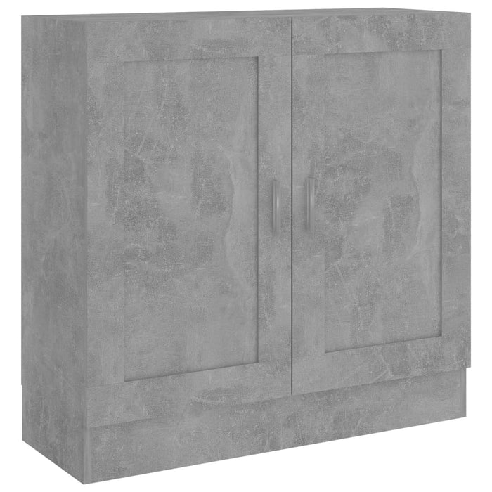 Bibliotecă, gri beton, 82,5x30,5x80 cm, lemn prelucrat WALTI