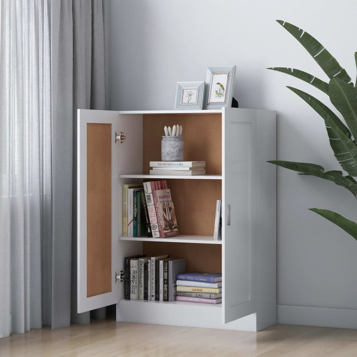 Bibliotecă, alb, 82,5 x 30,5 x 115 cm, lemn prelucrat WALTI