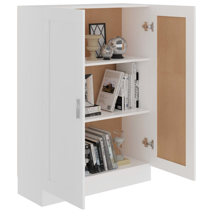 Bibliotecă, alb, 82,5 x 30,5 x 115 cm, lemn prelucrat WALTI