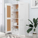 Bibliotecă, alb, 82,5 x 30,5 x 150 cm, lemn prelucrat - WALTI WALTI