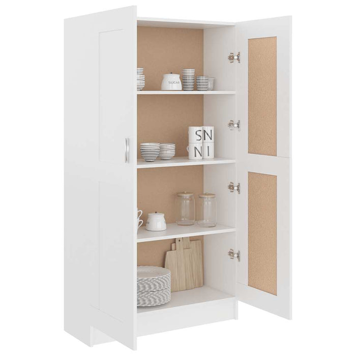 Bibliotecă, alb, 82,5 x 30,5 x 150 cm, lemn prelucrat - WALTI WALTI
