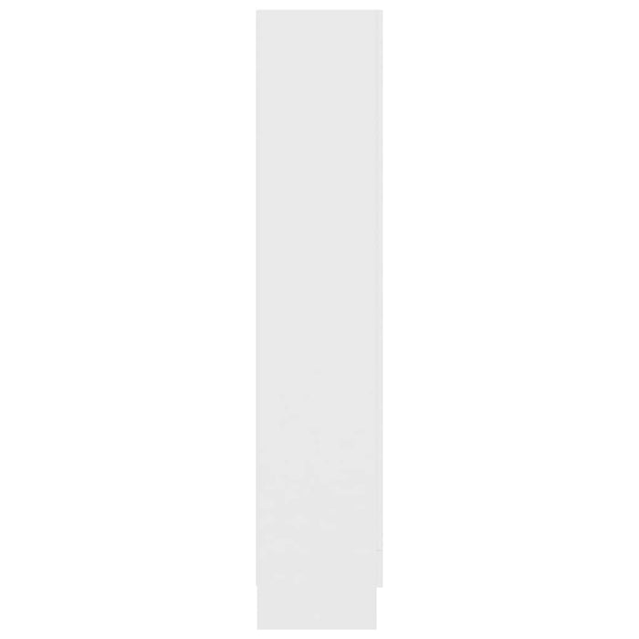 Bibliotecă, alb, 82,5 x 30,5 x 150 cm, lemn prelucrat - WALTI WALTI
