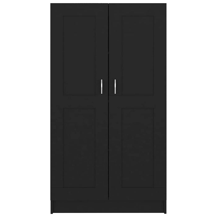 Bibliotecă, negru, 82,5x30,5x150 cm, lemn prelucrat - WALTI WALTI