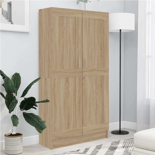 Bibliotecă, stejar Sonoma, 82,5x30,5x150 cm, lemn prelucrat - WALTI WALTI