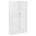 Bibliotecă, alb extralucios, 82,5x30,5x150 cm, lemn prelucrat - WALTI WALTI