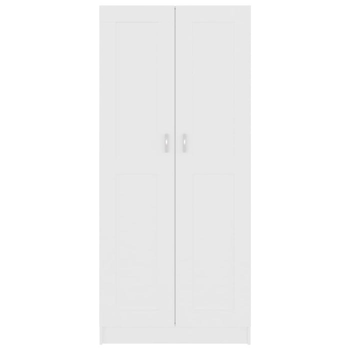 Bibliotecă, alb, 82,5x30,5x185,5 cm, lemn prelucrat WALTI