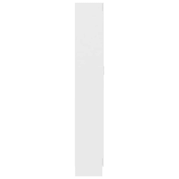 Bibliotecă, alb, 82,5x30,5x185,5 cm, lemn prelucrat WALTI