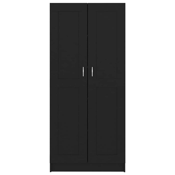 Bibliotecă, negru, 82,5x30,5x185,5 cm, lemn prelucrat WALTI