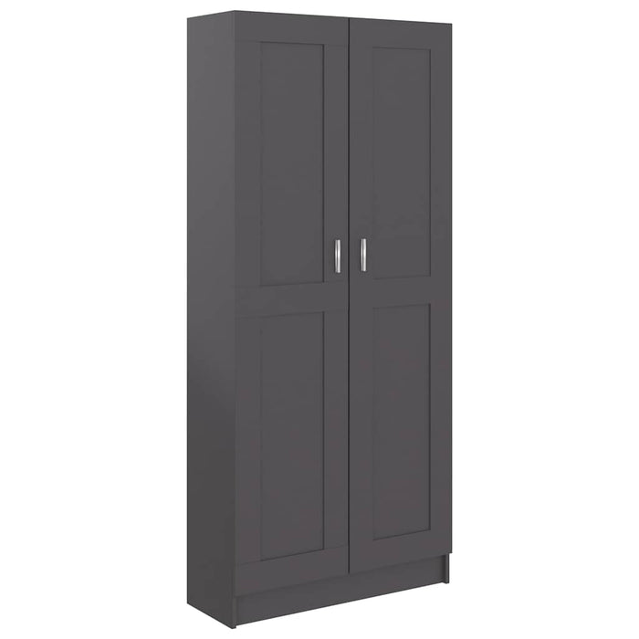Bibliotecă, gri, 82,5 x 30,5 x 185,5 cm, PAL WALTI