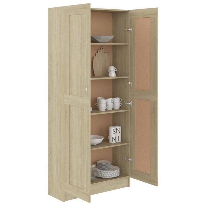 Bibliotecă, stejar sonoma, 82,5x30,5x185,5 cm, lemn prelucrat WALTI
