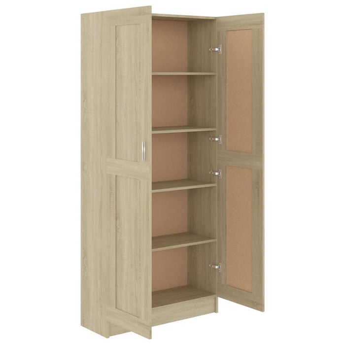 Bibliotecă, stejar sonoma, 82,5x30,5x185,5 cm, lemn prelucrat WALTI