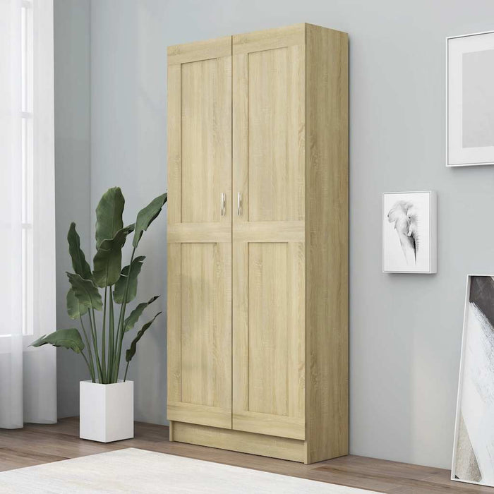 Bibliotecă, stejar sonoma, 82,5x30,5x185,5 cm, lemn prelucrat WALTI
