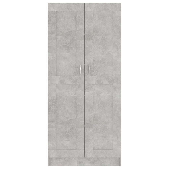 Bibliotecă, gri beton, 82,5 x 30,5 x 185,5 cm, lemn prelucrat WALTI