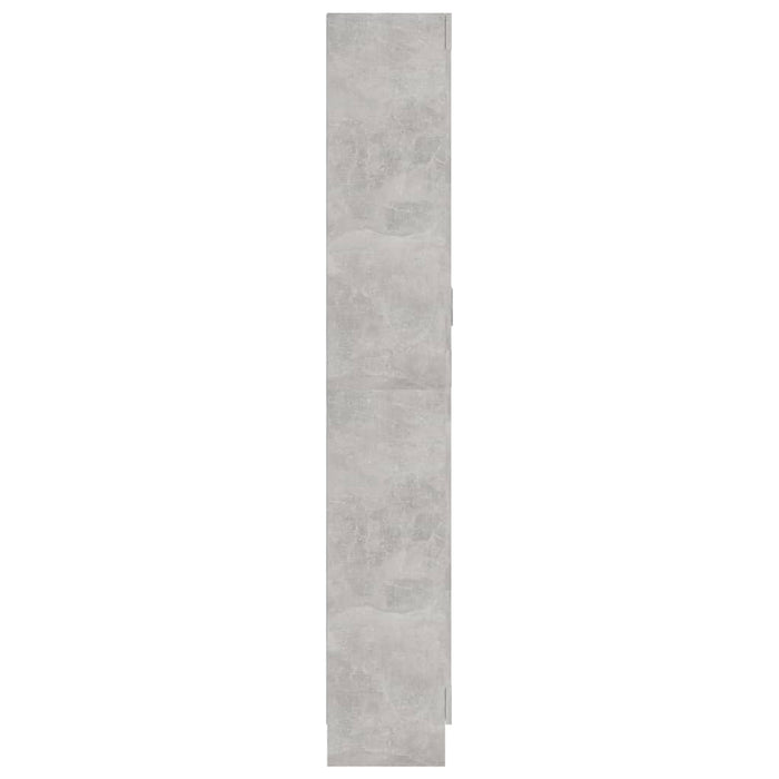 Bibliotecă, gri beton, 82,5 x 30,5 x 185,5 cm, lemn prelucrat WALTI