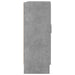 Dulap cu vitrină, gri beton, 82,5x30,5x80 cm, lemn prelucrat - WALTI WALTI