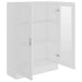 Dulap cu vitrină, alb, 82,5 x 30,5 x 115 cm, lemn prelucrat - WALTI WALTI