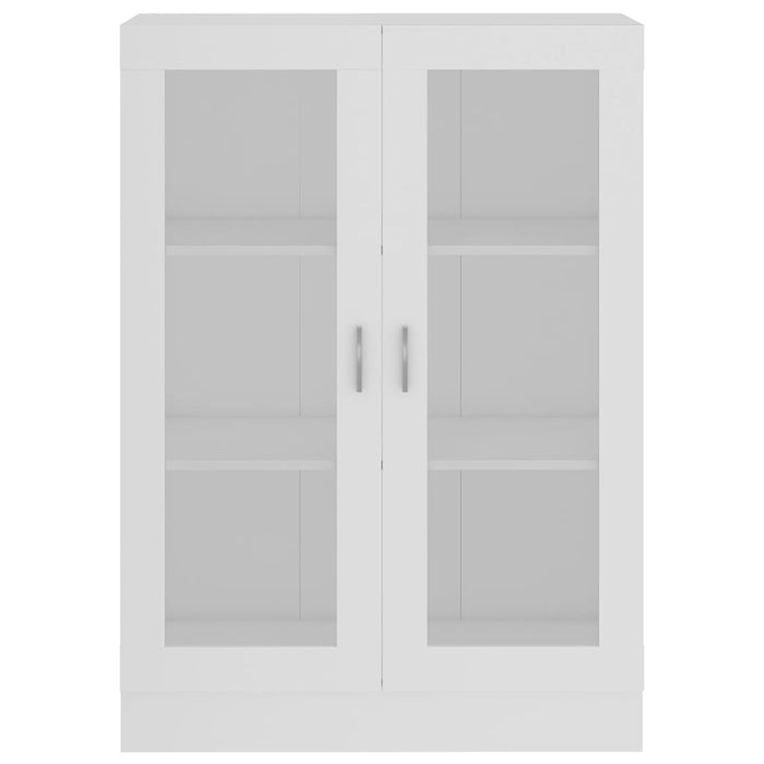 Dulap cu vitrină, alb, 82,5 x 30,5 x 115 cm, lemn prelucrat - WALTI WALTI