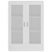 Dulap cu vitrină, alb, 82,5 x 30,5 x 115 cm, lemn prelucrat - WALTI WALTI