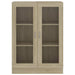 Dulap cu vitrină stejar sonoma 82,5x30,5x115 cm lemn prelucrat - WALTI WALTI