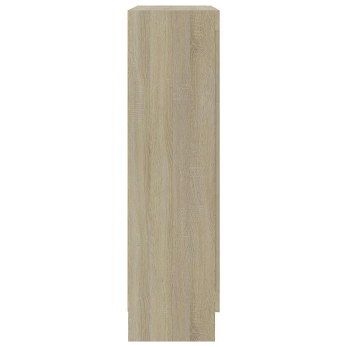 Dulap cu vitrină stejar sonoma 82,5x30,5x115 cm lemn prelucrat - WALTI WALTI