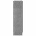 Dulap cu vitrină, gri beton, 82,5x30,5x115 cm, lemn prelucrat - WALTI WALTI