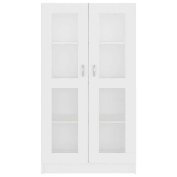 Dulap cu vitrină, alb, 82,5x30,5x150 cm, lemn prelucrat - WALTI WALTI
