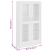 Dulap cu vitrină, alb, 82,5x30,5x150 cm, lemn prelucrat - WALTI WALTI