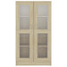 Dulap cu vitrină stejar sonoma 82,5x30,5x150 cm, lemn prelucrat - WALTI WALTI