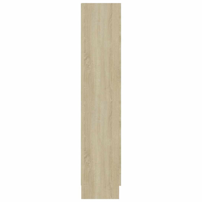 Dulap cu vitrină stejar sonoma 82,5x30,5x150 cm, lemn prelucrat - WALTI WALTI