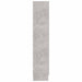Dulap cu vitrină, gri beton, 82,5x30,5x150 cm, lemn prelucrat - WALTI WALTI