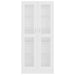 Dulap cu vitrină, alb, 82,5 x 30,5 x 185 cm, lemn prelucrat - WALTI WALTI