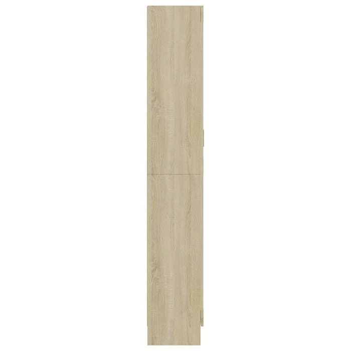 Dulap vitrină, stejar sonoma 82,5x30,5x185 cm lemn prelucrat - WALTI WALTI