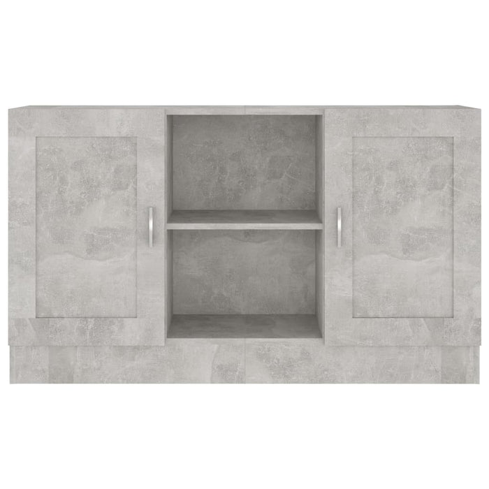 Dulap, gri beton, 120x30,5x70 cm, lemn prelucrat WALTI