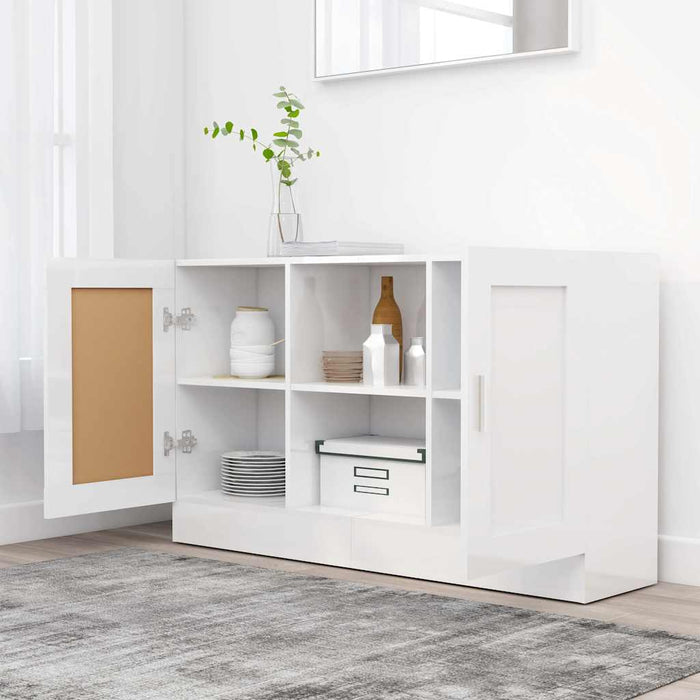 Dulap, alb extralucios, 120x30,5x70 cm, lemn prelucrat WALTI