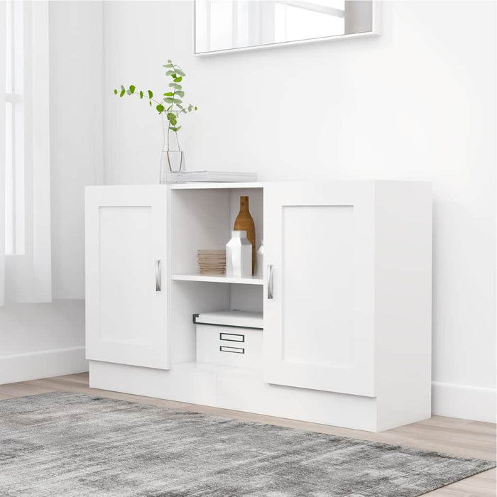 Dulap, alb extralucios, 120x30,5x70 cm, lemn prelucrat WALTI