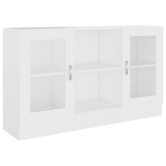 Dulap cu vitrină, alb, 120 x 30,5 x 70 cm, lemn prelucrat - WALTI WALTI
