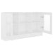 Dulap cu vitrină, alb, 120 x 30,5 x 70 cm, lemn prelucrat - WALTI WALTI