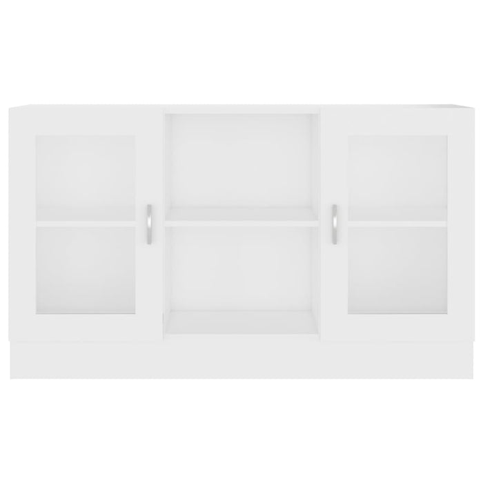 Dulap cu vitrină, alb, 120 x 30,5 x 70 cm, lemn prelucrat - WALTI WALTI